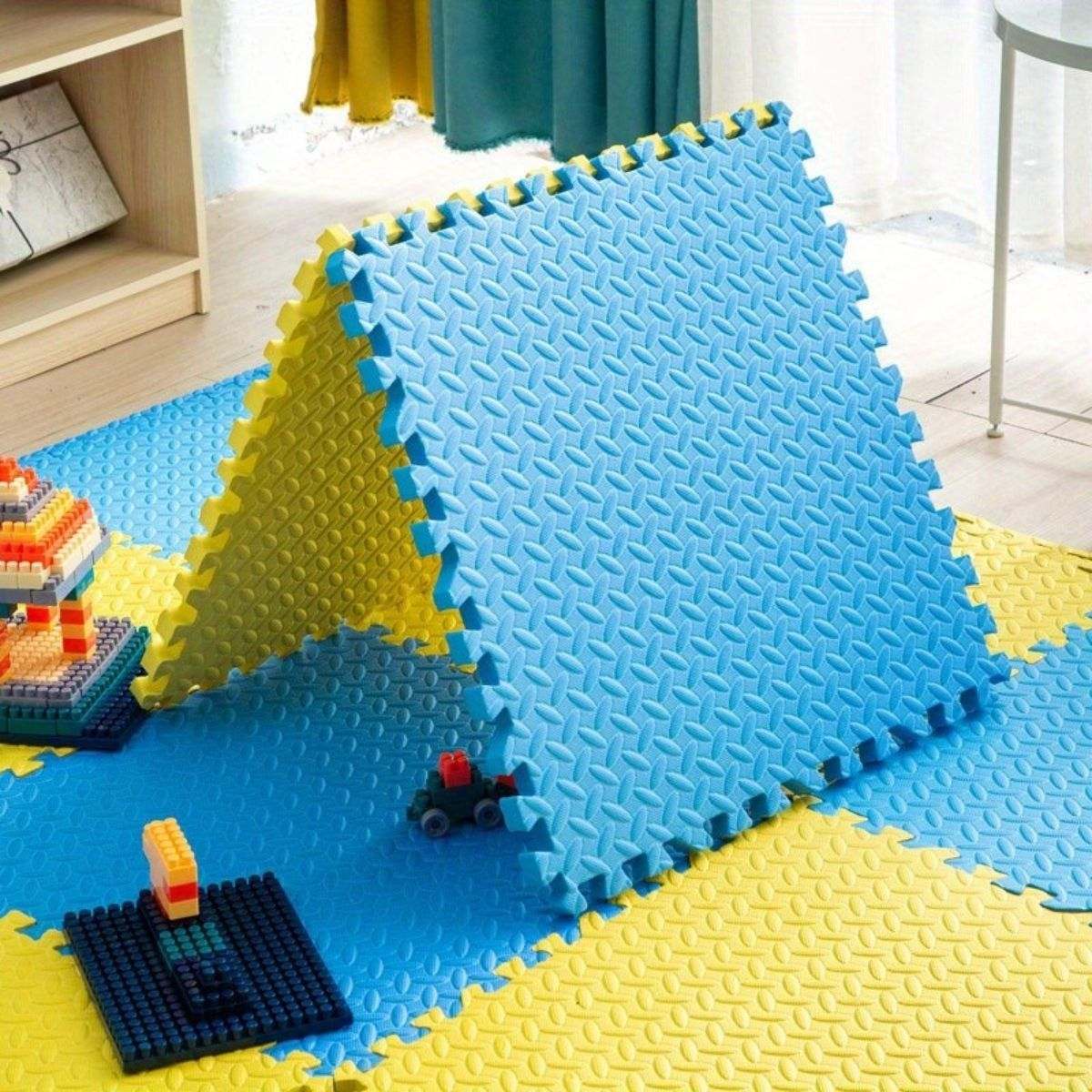 Parent choosing perfect baby play mat for safety and development