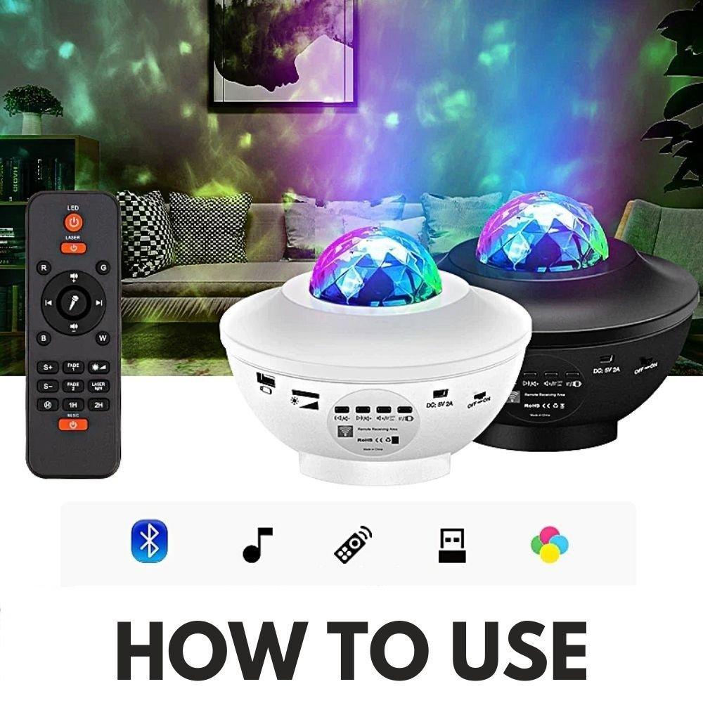 How to use Galaxy Star Projector - Babies Mart Australia