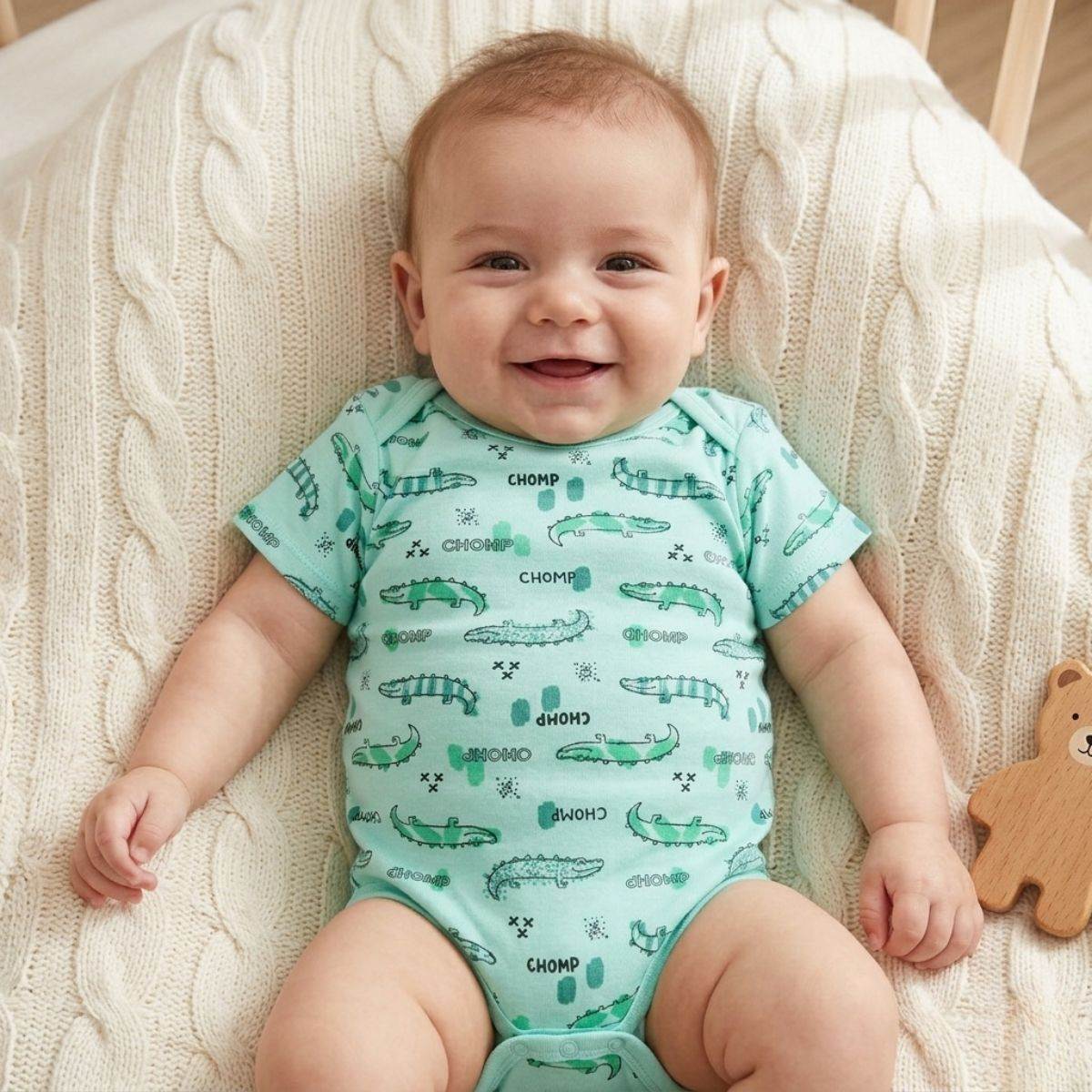 Feather & Fawn Koalababy Short Sleeve Baby Bodysuit | Baby Clothes