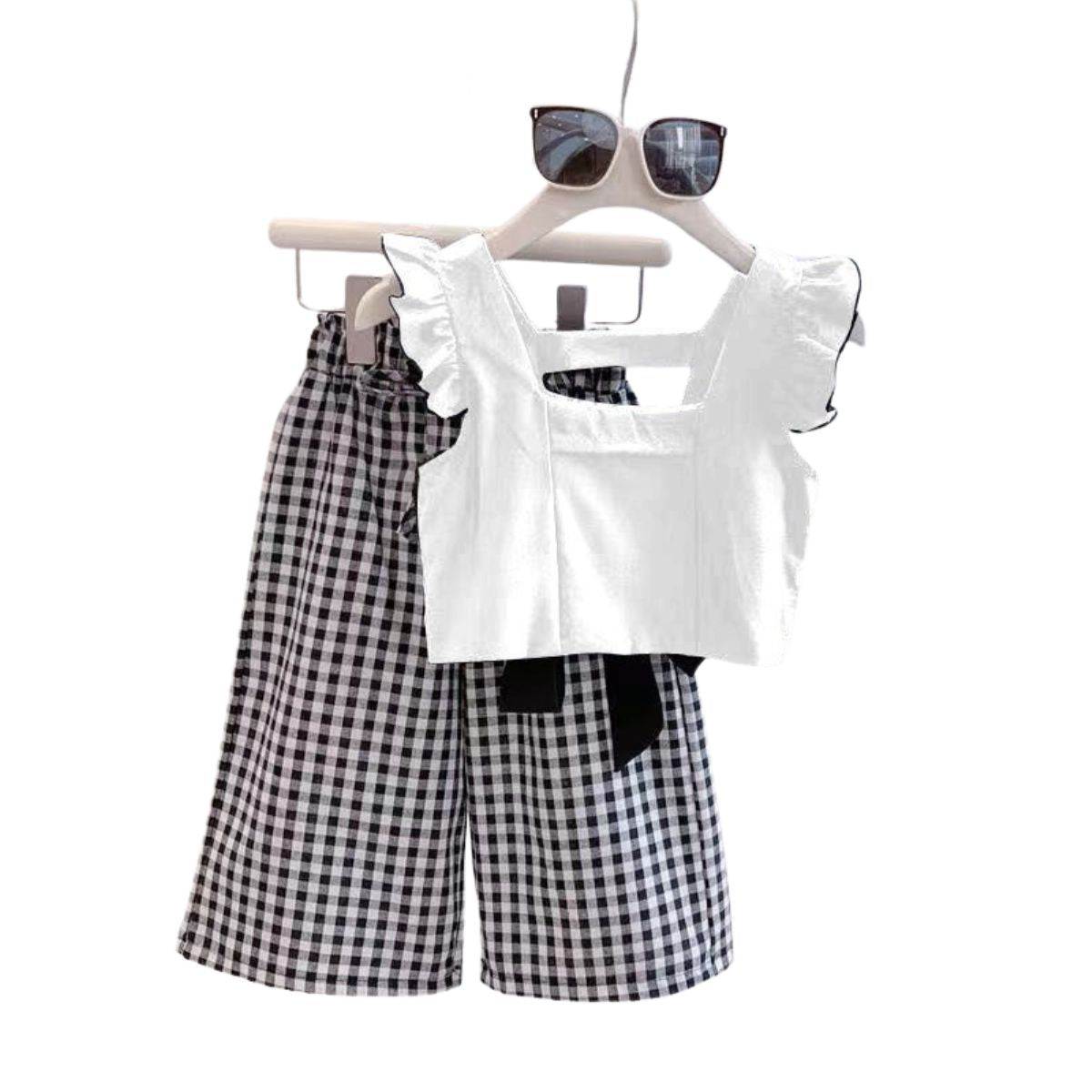 Feather & Fawn Ruffle Bloom Summer Top / 2-Piece Set