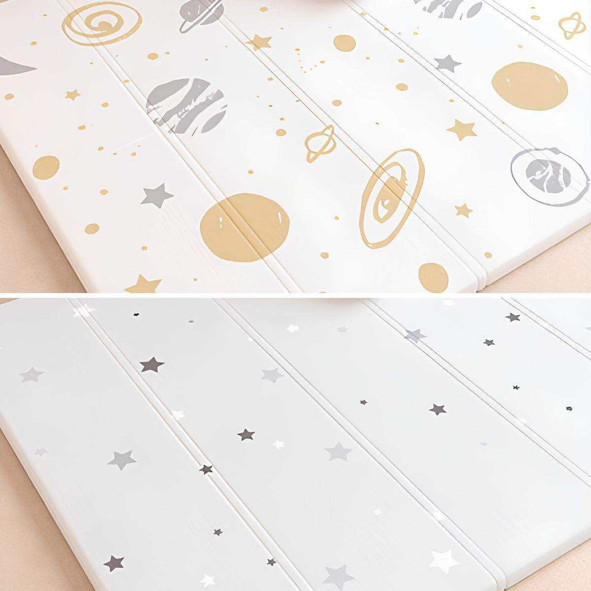 BabiePlay Large Baby Play Mat 200×180 cm – Foldable Waterproof Reversible Foam