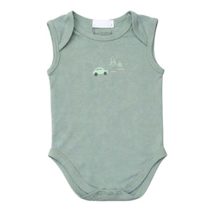 Feather & Fawn Hoodadoo Sleeveless Baby Bodysuit | Baby Clothes