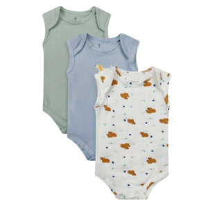 Feather & Fawn Hoodadoo Sleeveless Baby Bodysuit | Baby Clothes