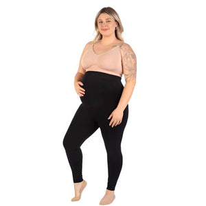 B Free maternity support leggings with seamless design and over-the-bump ribbed waistband for pregnancy and postpartum comfort