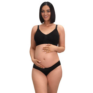 B Free Maternity V - Waist Bamboo Bikini Maternity Underwear