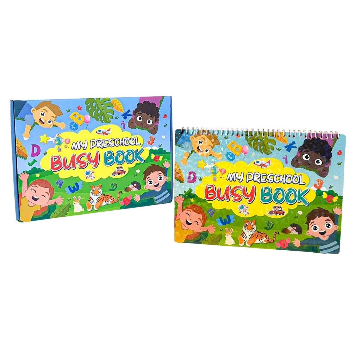 BabiePlay Toddler Busy Book: All - in - One Educational Learning Binder Busy Book