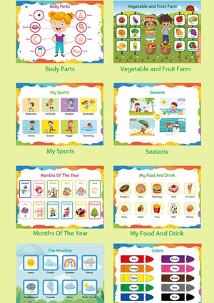 BabiePlay Toddler Busy Book: All - in - One Educational Learning Binder Busy Book