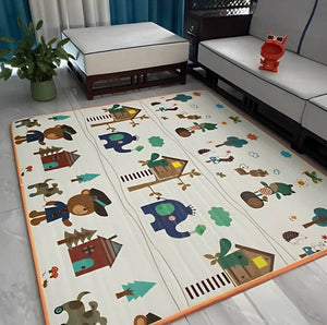 BabiePlay Versatile 0.8cm Waterproof Reversible Rollable & Foldable Play Mat Foldable Mat