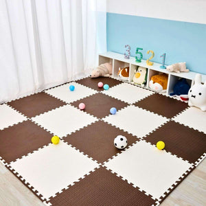 BabiesMart SoftSteps Baby Play Mat durable foam mats with interlocking, non-toxic, non-slip surface for safe baby play