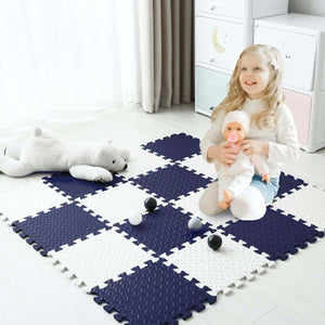BabiesMart SoftSteps Baby Play Mat interlocking foam mats with non-toxic, BPA-free, and non-slip surface for safe baby play
