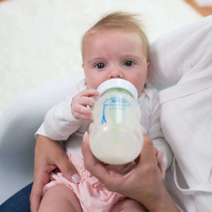 Dr Brown's Options+ Anti Colic Wide Neck Bottle with Level 1 Teat, 150ml Baby Bottle