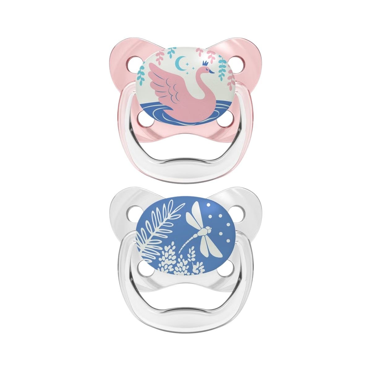 Dr Brown's PreVent Glow in the Dark Butterfly Shield Soother Pacifiers