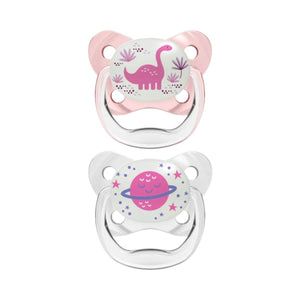 Dr Brown's PreVent Glow in the Dark Butterfly Shield Soother Pacifiers