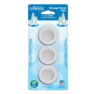 Dr Brown's Travel Storage Caps For Narrow Neck Bottles Storage Travel Cap