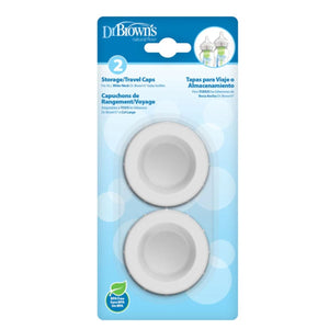 Dr Brown's Travel Storage Caps For Wide Neck Bottles Storage Travel Cap