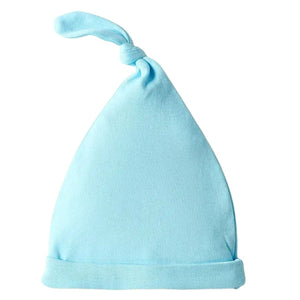 Feather & Fawn Babyhug Cotton Knit Full Sleeve Giraffe Onesie Set with Leggings & Cap | Light Blue Baby Clothes