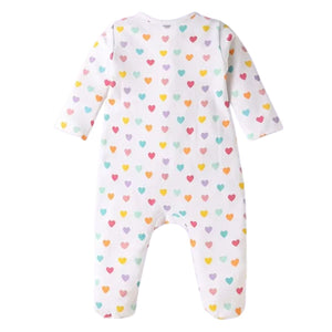 Feather & Fawn Babyhug Disney Cotton Knit Footed Sleepsuit | Princess Edition Baby Clothes