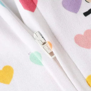 Feather & Fawn Babyhug Disney Cotton Knit Footed Sleepsuit | Princess Edition Baby Clothes