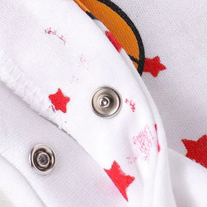 Feather & Fawn Babyhug Disney Full - Sleeve Baby Sleep Suit | Mickey, Donald, or Rainbow Stripes Baby Clothes