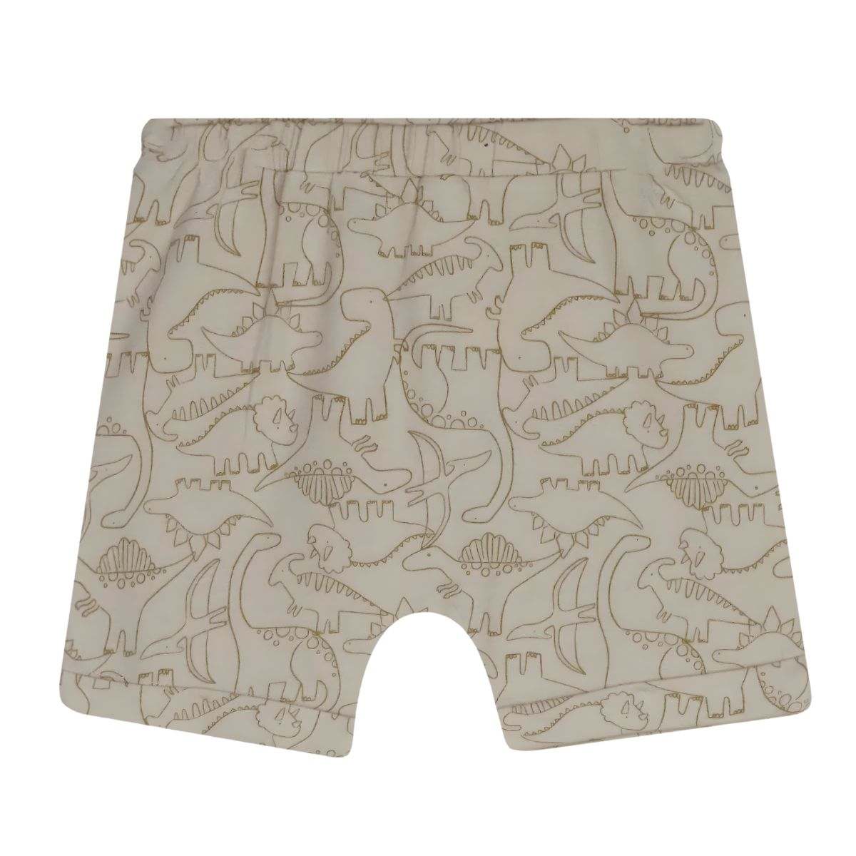 Feather & Fawn Boochee Baby Boys Ecru Dinosaur Knit Shorts Baby Clothes