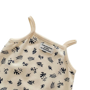 Feather & Fawn Breezy Summer Sleeveless Bodysuit | 100% Soft Cotton Baby Clothes