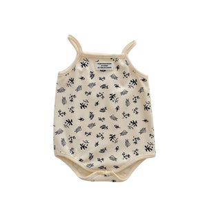 Feather & Fawn Breezy Summer Sleeveless Bodysuit | 100% Soft Cotton Baby Clothes