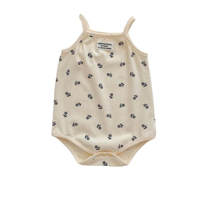 Feather & Fawn Breezy Summer Sleeveless Bodysuit | 100% Soft Cotton Baby Clothes
