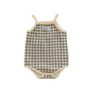 Feather & Fawn Breezy Summer Sleeveless Bodysuit | 100% Soft Cotton Baby Clothes