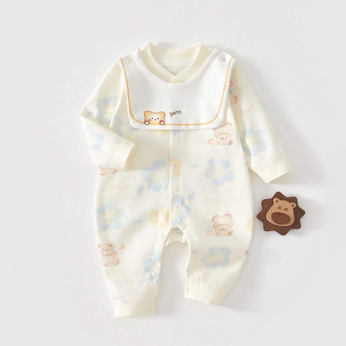 Feather & Fawn CozySoft Printed Baby Romper Collection Baby Clothes