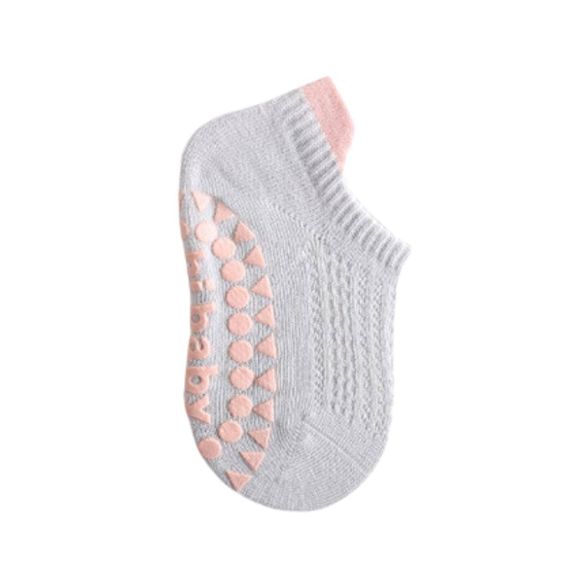 Feather & Fawn Non - slip Socks Safe & Snug Grippy Cotton Socks Baby Socks