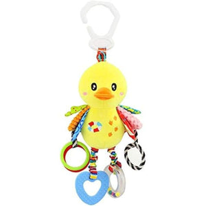 Feather & Fawn Plush Pram Hanging Animal Toy | Rabbit, Bird, Duck & Butterfly Pram Hanging Toy