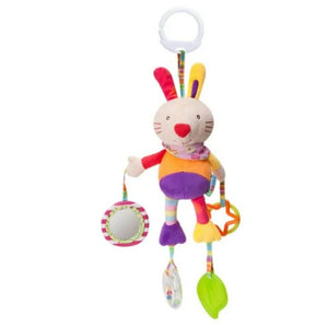 Feather & Fawn Pram Hanging Toy Sensory Animal Toy for Baby's Development Pram Hanging Toy