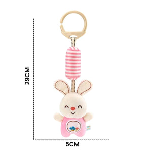 Feather & Fawn Sensory Plush Wind Chime Toy & Hanging Toy for Cribs & Strollers Pram Hanging Toy
