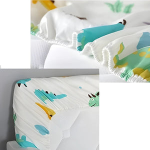 Feather & Fawn Snug & Safe Cotton Waterproof Fitted Sheets For Cots & Bassinets Fitted Sheet