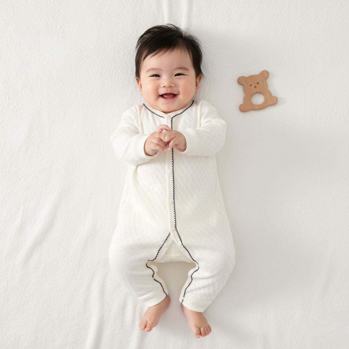 Feather & Fawn Ultra - Soft All - Season Baby Romper Collection Baby Clothes