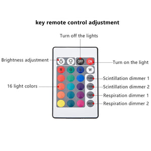 Glowly Aurora Night Light Projector with Wooden Base - 16 Color LED Galaxy Lamp Night Light Projector