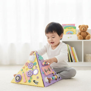 Kidst Large Montessori Wooden Busy Board Collection - Fine Motor Skills & Sensory Toys Montessori Toys