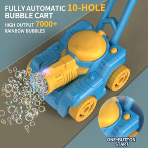 Kidst Push - Along Bubble Walker Car with Bubble Lawn Mower Design Bubble Toys