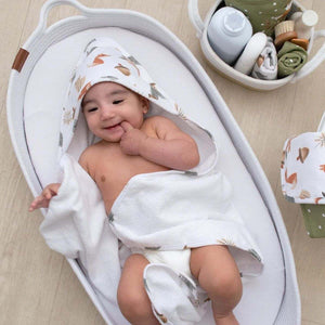 Living Textiles 5 Pcs Baby Bath Forest Retreat Gift Set Gift