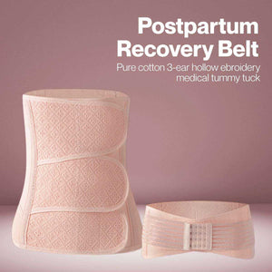 MaterniCare ReShape 2-piece postpartum belly band with pelvic belt in cotton
