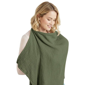 MaterniCare 360° Privacy Nursing Cover | Breathable Cotton For Pumping, Nursing & Stroller Shade Breastfeeding Cover