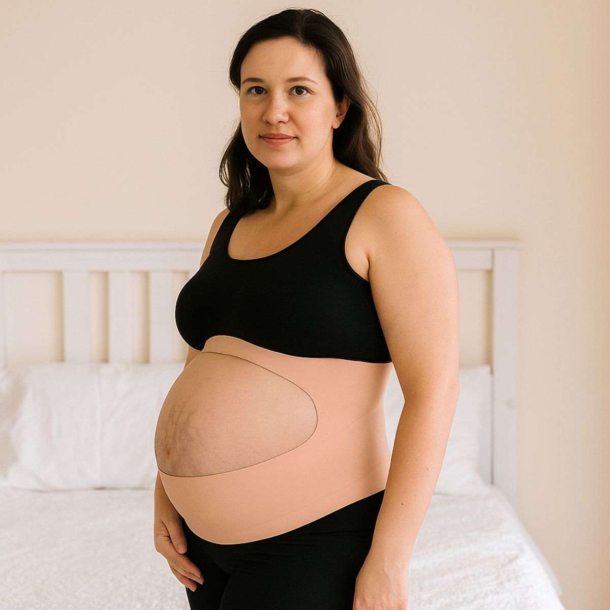 MaterniCare ComfortWrap postpartum support belt ergonomic breathable spandex design