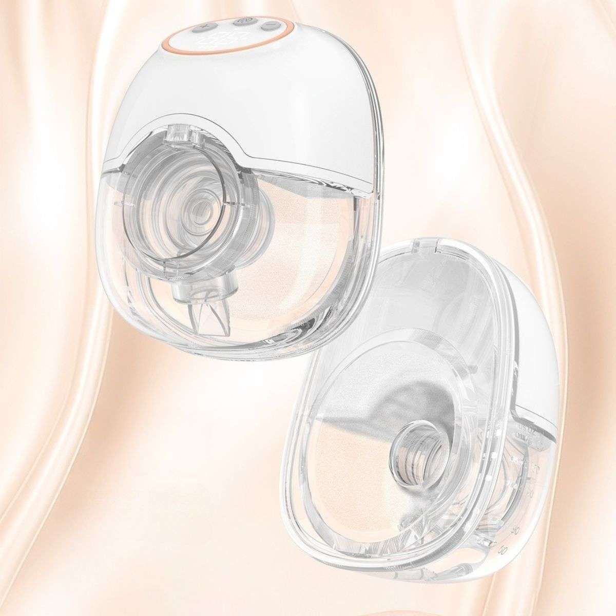 MaterniCare FlowBreeze Pro electric breast pump with 4 flange sizes for hands-free pumping