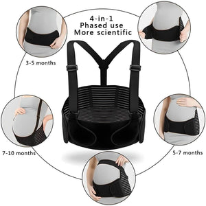 MaterniCare Pregnancy Comfort Kit featuring Toddly SnuggleMate pillows, BellyCare Belt, and pregnancy pillow for maternity support