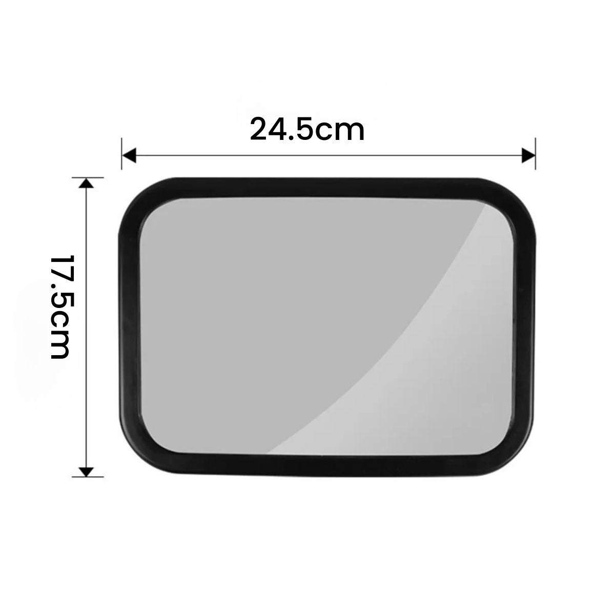 Movana Car Seat Mirror with 360° Rotation | Shatterproof & Adjustable Car Seat Mirror
