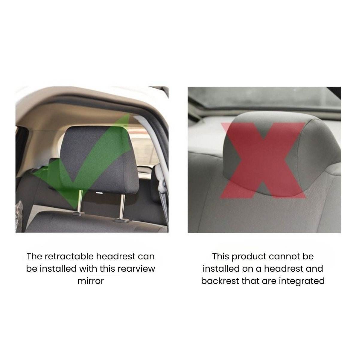 Movana Car Seat Mirror with 360° Rotation | Shatterproof & Adjustable Car Seat Mirror
