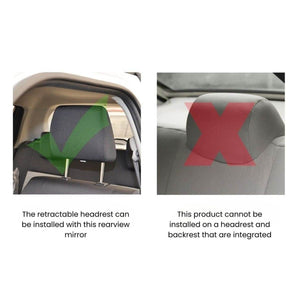 Movana Car Seat Mirror with 360° Rotation | Shatterproof & Adjustable Car Seat Mirror