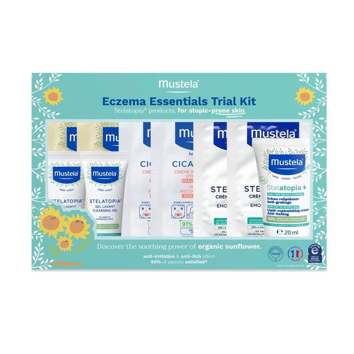 Mustela Eczema Essentials Trial Kit Baby Skincare