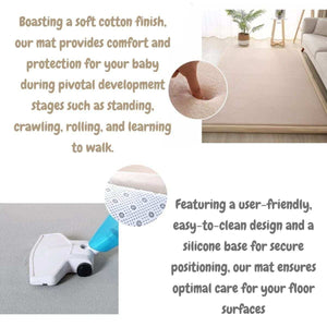 Toddly CushyCrawl V2.0 waterproof memory foam play mat with non-slip backing