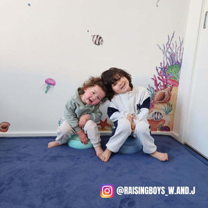 Toddly CushyCrawl V2.0 memory foam play mat with waterproof, sensory tatami-style soft floor surface